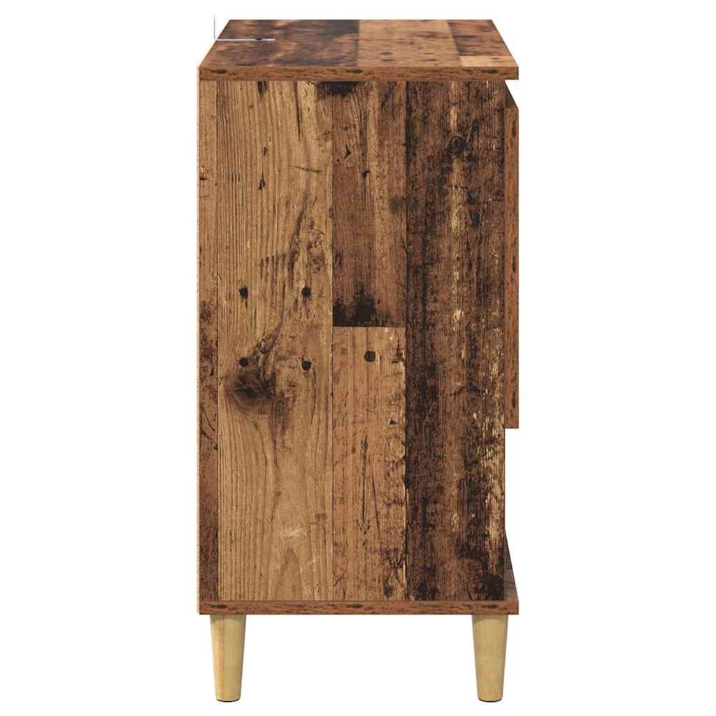 Sideboards 2 pcs Gammelt træ 60 x 35 x 70 cm Konstrueret træ