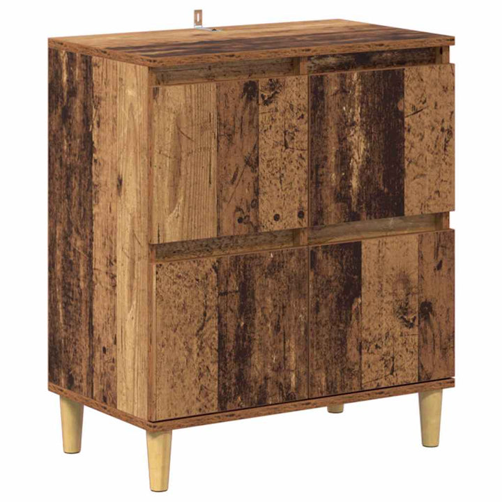 Sideboards 3 stk. Gammelt træ 60 x 35 x 70 cm Konstrueret træ