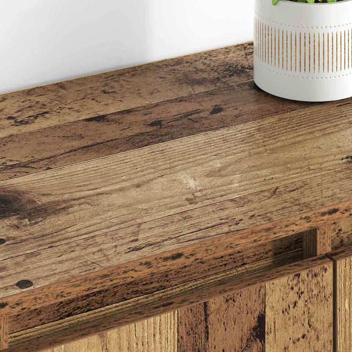Sideboards 2 pcs Gammelt træ 60 x 35 x 70 cm Konstrueret træ