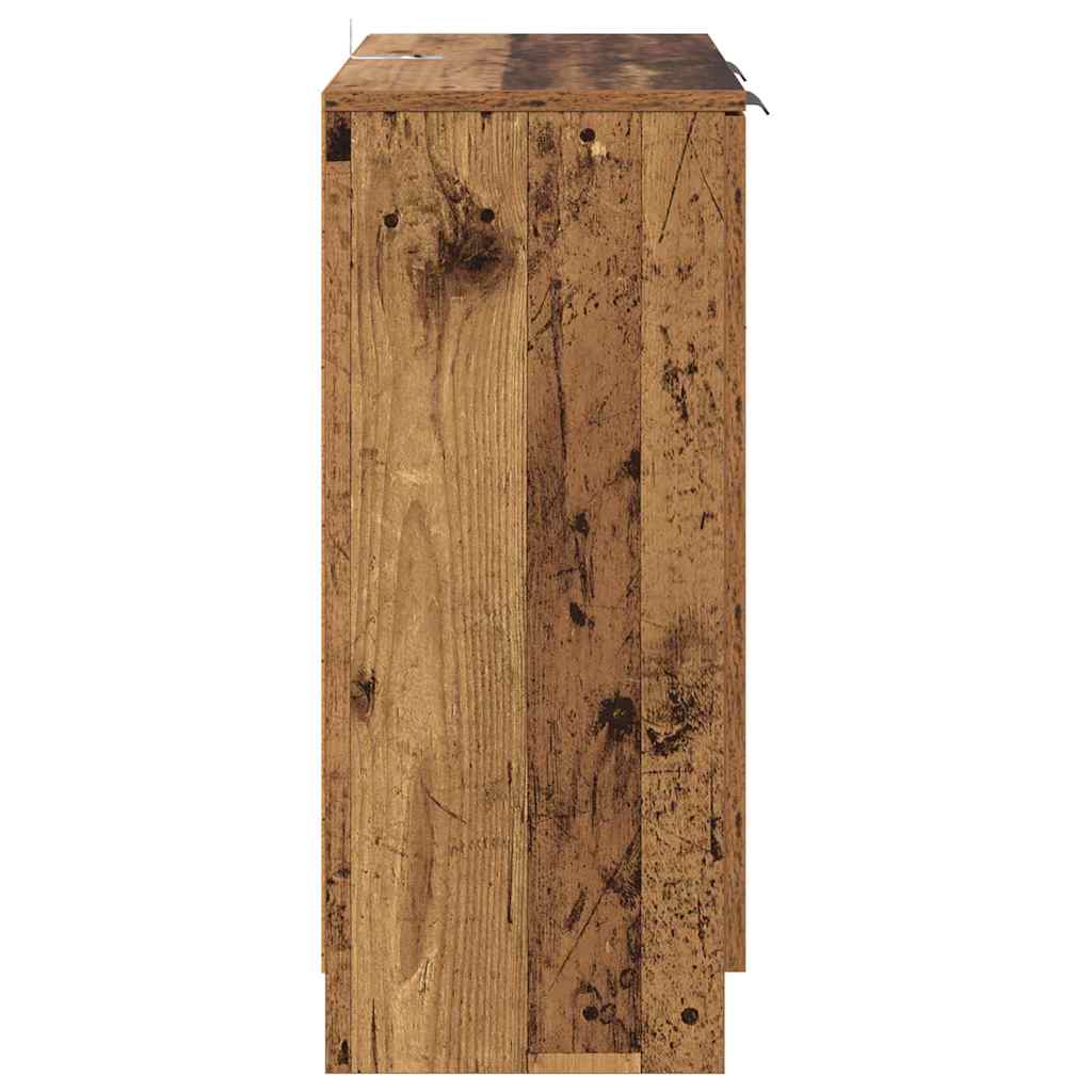 Sideboards 2 pcs Gammelt træ 60 x 30 x 70 cm Konstrueret træ