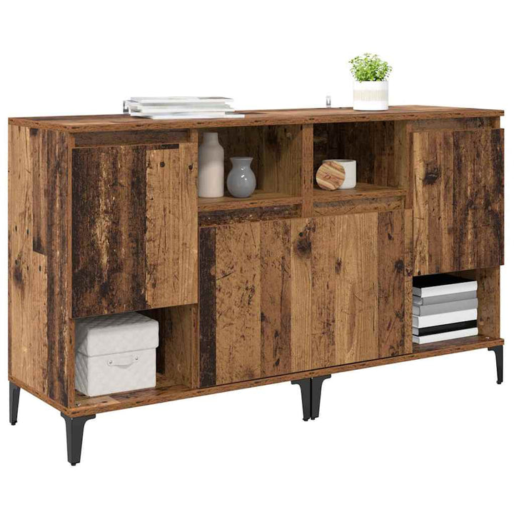 Sideboards 2 pcs Gammelt træ 60 x 35 x 70 cm Konstrueret træ
