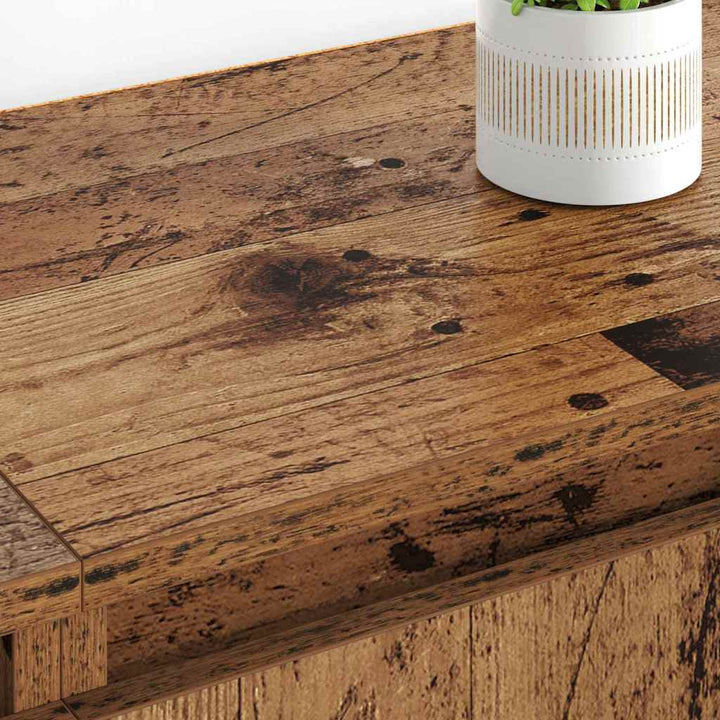 Sideboards 2 stk. Gammelt træ 60 x 35 x 70 cm Konstrueret træ