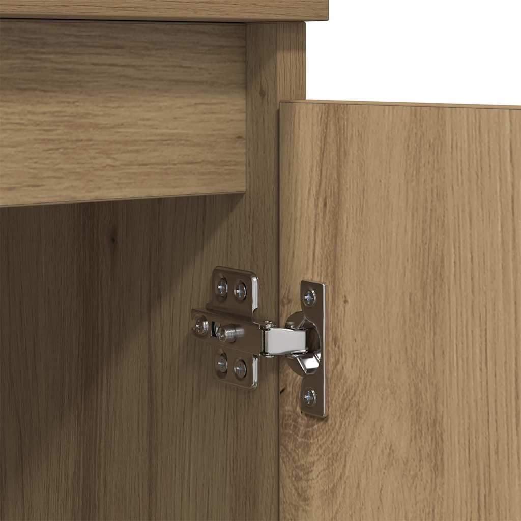 Sideboards 2 pcs Artisan Egetræ 60 x 35 x 70 cm Konstrueret træ
