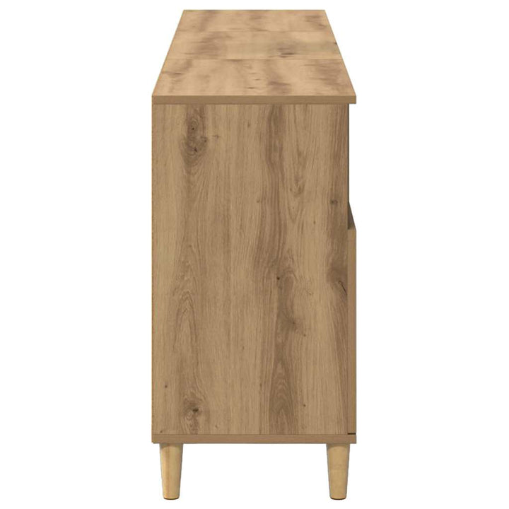 Sideboards 3 pcs Artisan Egetræ 60 x 35 x 70 cm Konstrueret træ