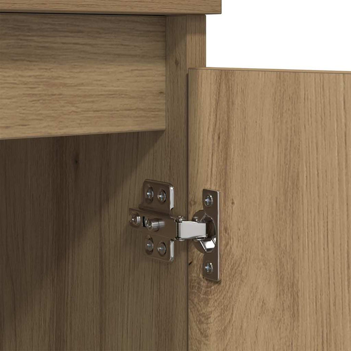 Sideboards 3 pcs Artisan Egetræ 60 x 35 x 70 cm Konstrueret træ