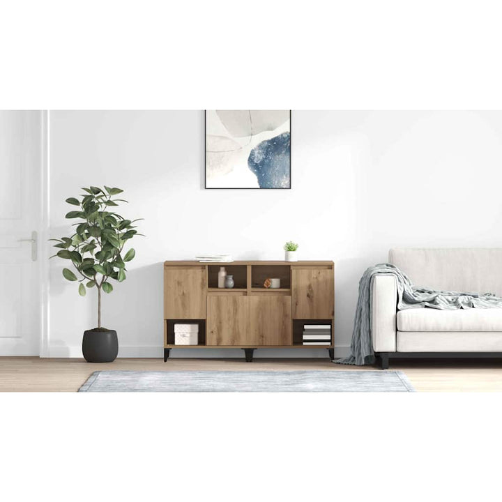 Sideboards 2 pcs Artisan Egetræ 60 x 35 x 70 cm Konstrueret træ