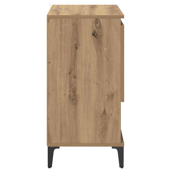 Sideboards 2 pcs Artisan Egetræ 60 x 35 x 70 cm Konstrueret træ