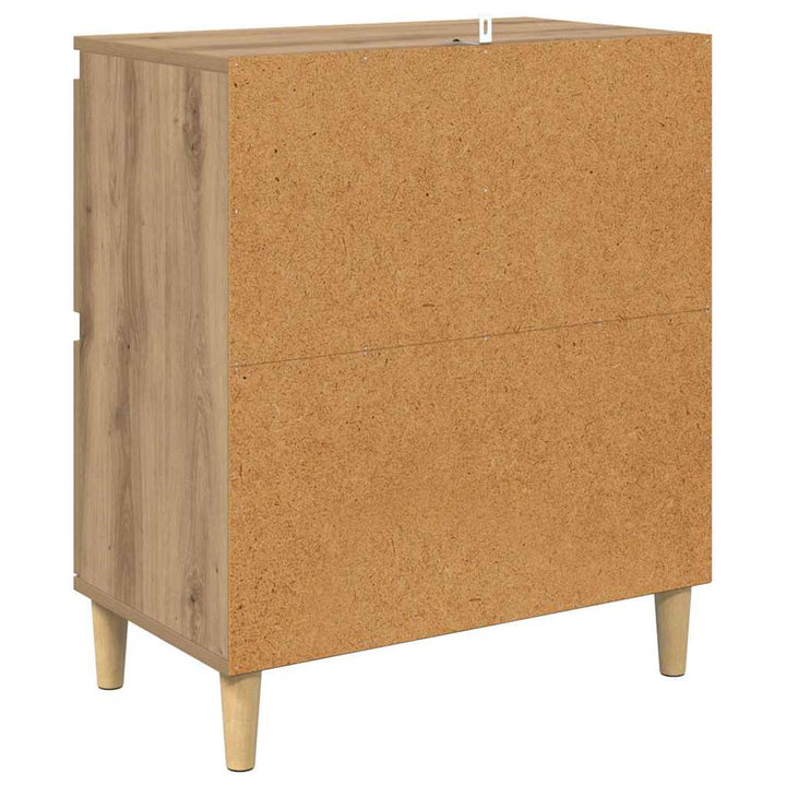 Sideboards 2 stk. Artisan Egetræ 60 x 35 x 70 cm