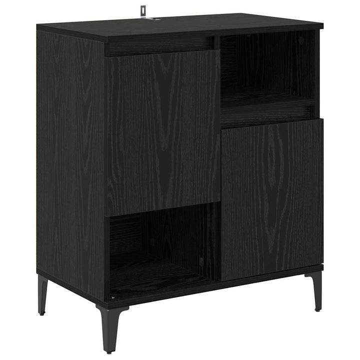 Sideboards 3 stk. Sort eg 60 x 35 x 70 cm Konstrueret træ