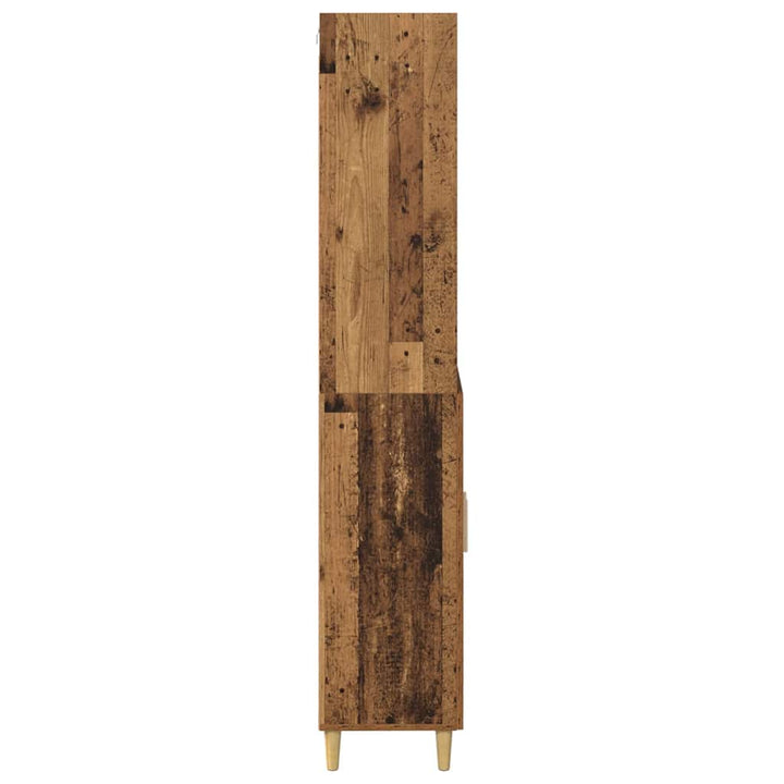 Highboard Gammelt træ 69,5 x 32,5 x 180 cm Konstrueret træ