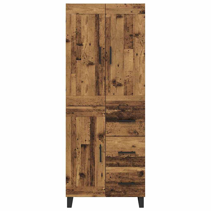 Highboard Gammelt træ 69,5 x 34 x 180 cm Konstrueret træ