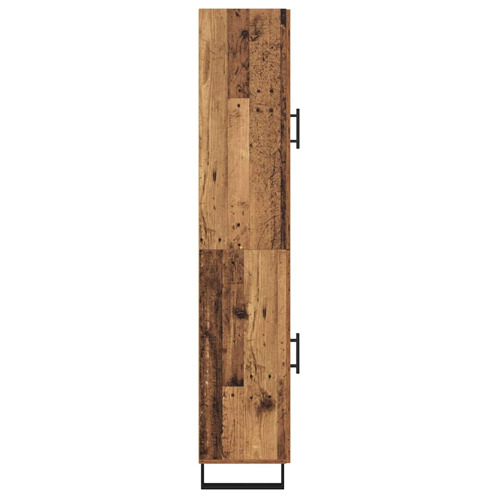 Highboard Gammelt træ 34,5 x 34 x 180 cm Konstrueret træ