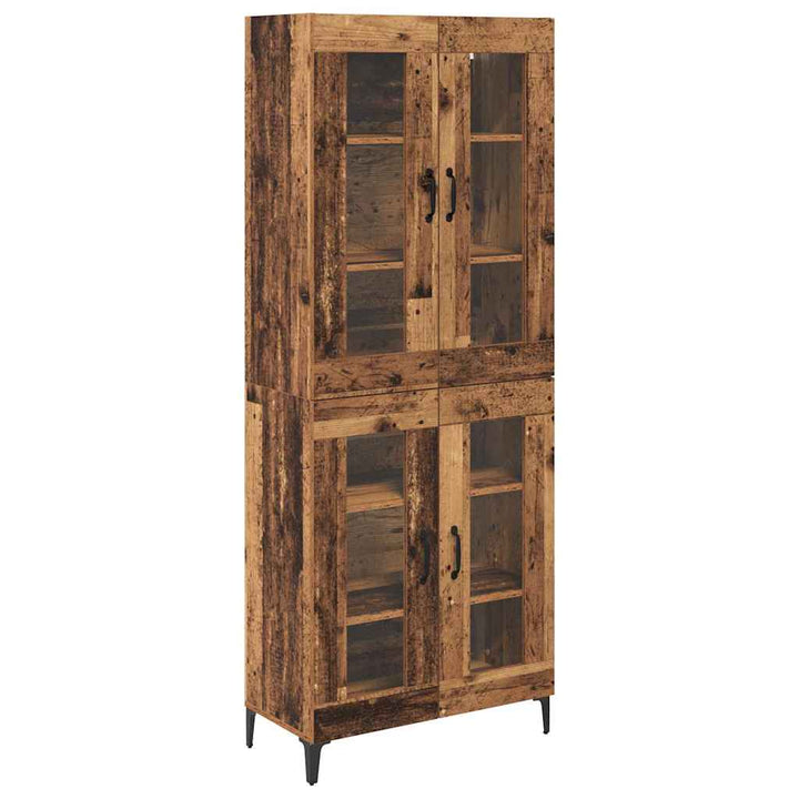 Highboard Gammelt træ 69,5 x 34 x 180 cm Konstrueret træ