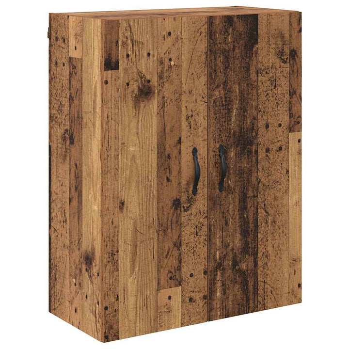 Highboard med skuffe 2 pcs Gammelt træ Konstrueret træ