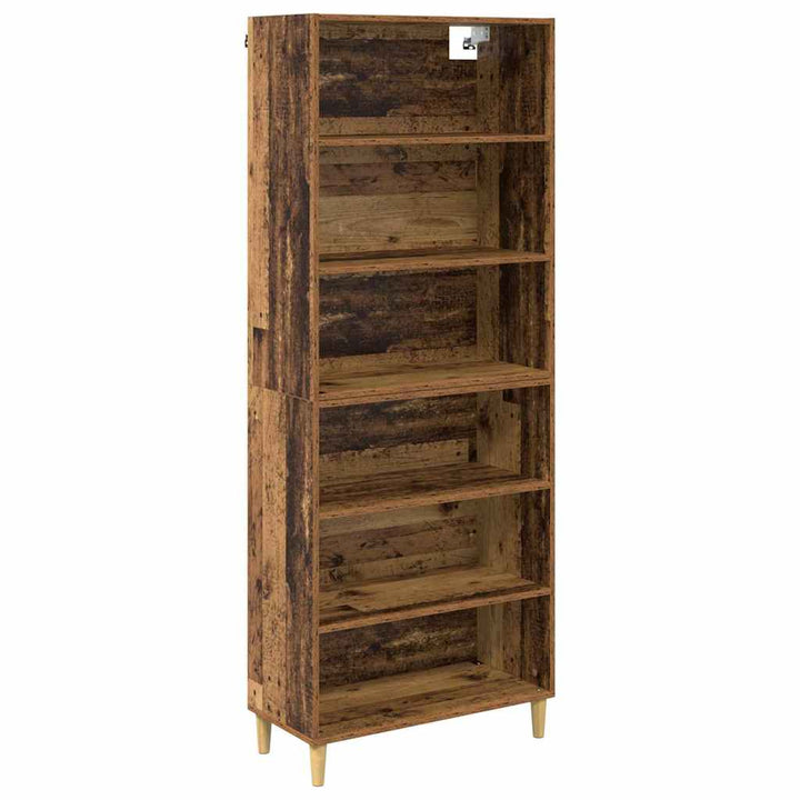 Highboard Gammelt træ 69,5 x 32,5 x 180 cm Konstrueret træ