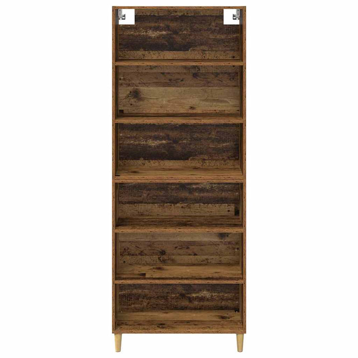 Highboard Gammelt træ 69,5 x 32,5 x 180 cm Konstrueret træ