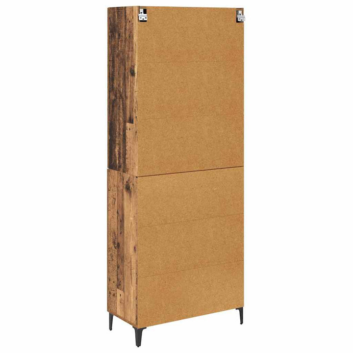 Highboard Gammelt træ 69,5 x 34 x 180 cm Konstrueret træ