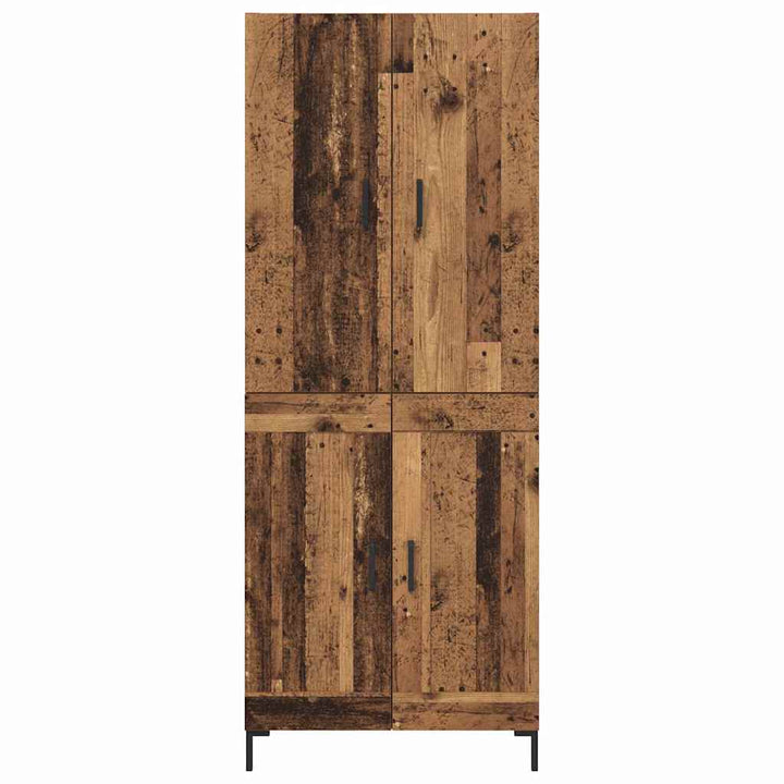 Highboard Gammelt træ 69,5 x 34 x 180 cm Konstrueret træ