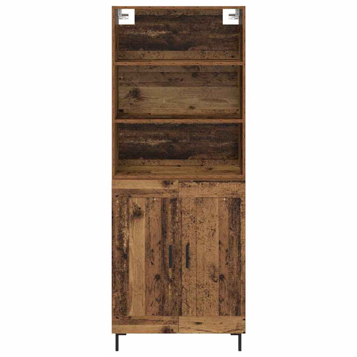 Highboard Gammelt træ 69,5 x 34 x 180 cm Konstrueret træ