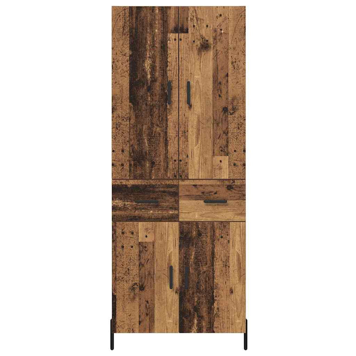 Highboard Gammelt træ 69,5 x 34 x 180 cm Konstrueret træ