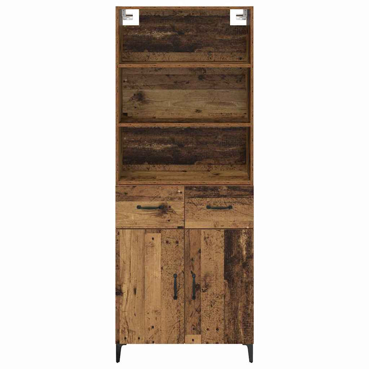 Highboard Gammelt træ 69,5 x 34 x 180 cm Konstrueret træ