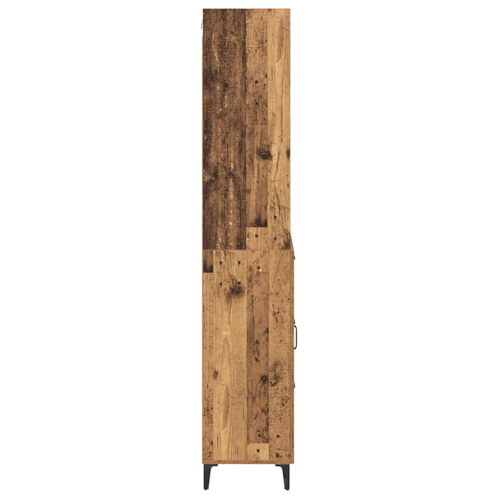 Highboard Gammelt træ 69,5 x 34 x 180 cm Konstrueret træ