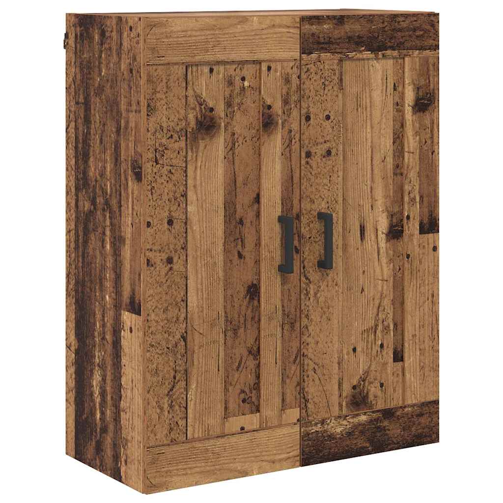 Highboard 2 pcs Gammelt træ Konstrueret træ