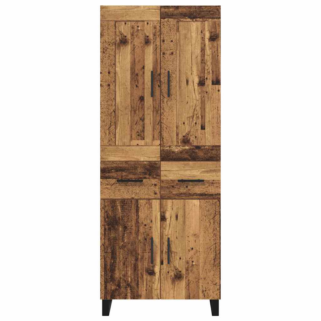 Highboard Gammelt træ 69,5 x 34 x 180 cm Konstrueret træ
