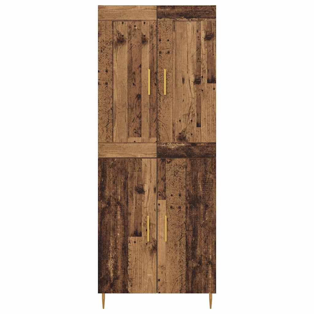 Highboard Gammelt træ 69,5 x 34 x 180 cm Konstrueret træ
