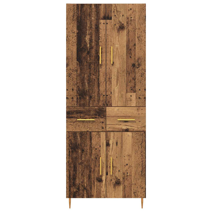Highboard Gammelt træ 69,5 x 34 x 180 cm Konstrueret træ