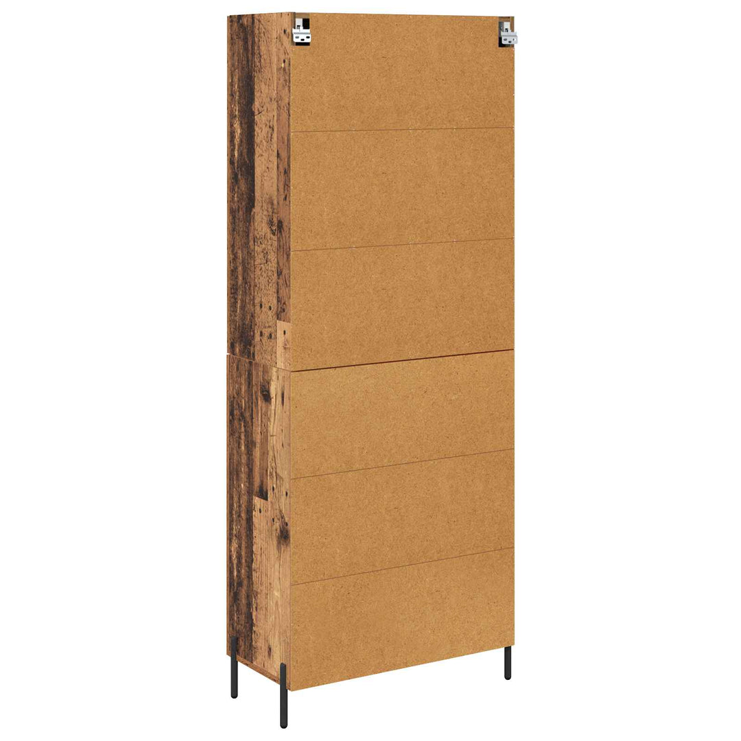 Highboard Gammelt træ 69,5 x 34 x 180 cm Konstrueret træ