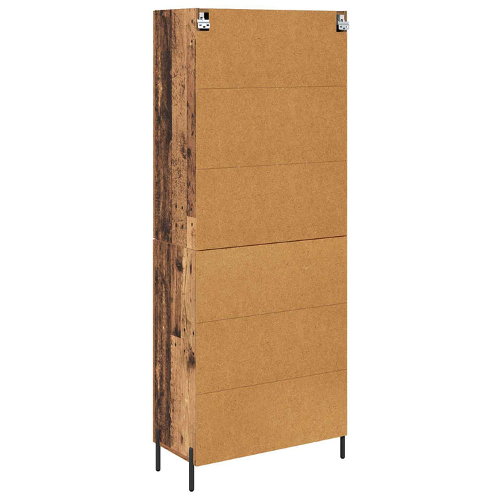 Highboard Gammelt træ 69,5 x 34 x 180 cm Konstrueret træ