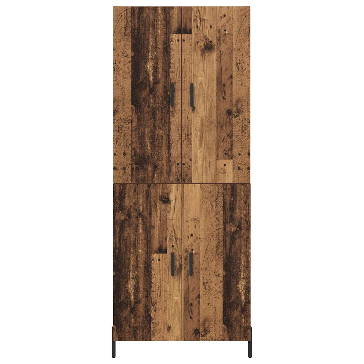 Highboard Gammelt træ 69,5 x 34 x 180 cm Konstrueret træ