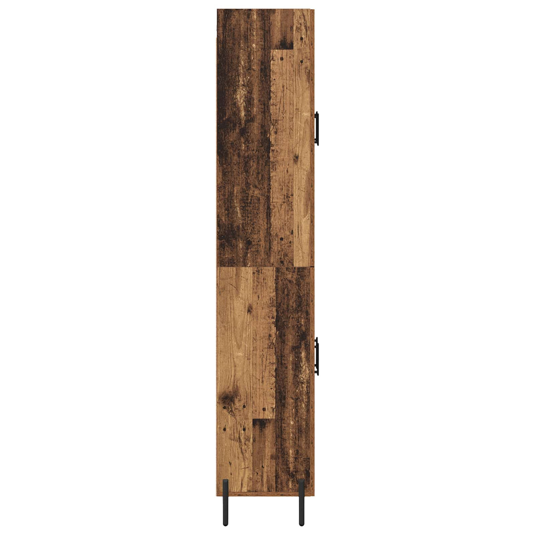 Highboard Gammelt træ 69,5 x 34 x 180 cm Konstrueret træ