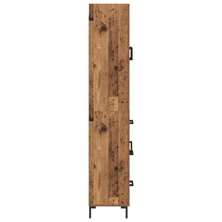 Highboard Gammelt træ 69,5 x 34 x 180 cm Konstrueret træ