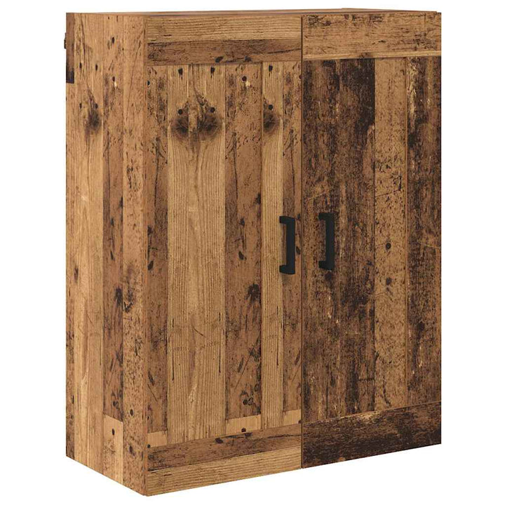 Highboard med skuffe 2 pcs Gammelt træ Konstrueret træ