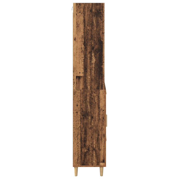 Highboard Gammelt træ 69,5 x 32,5 x 180 cm Konstrueret træ