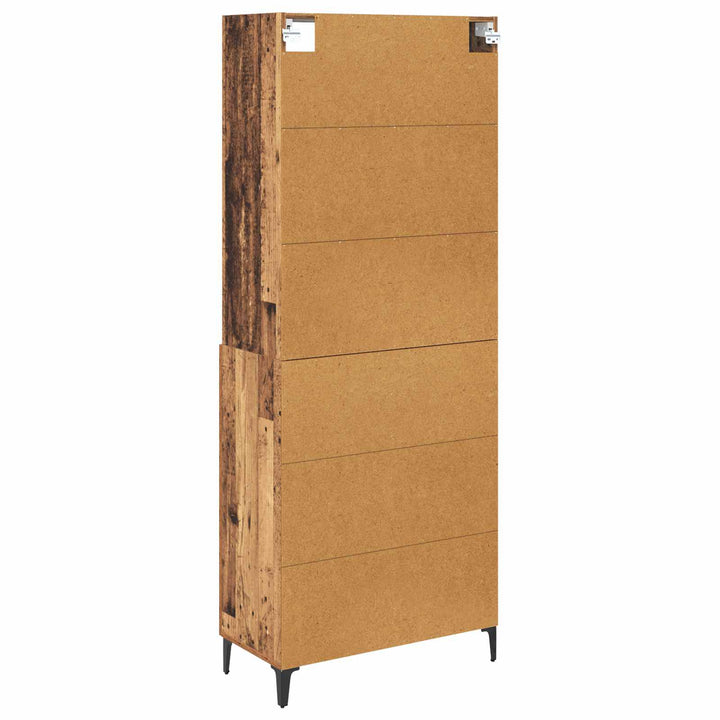 Highboard Gammelt træ 69,5 x 34 x 180 cm Konstrueret træ