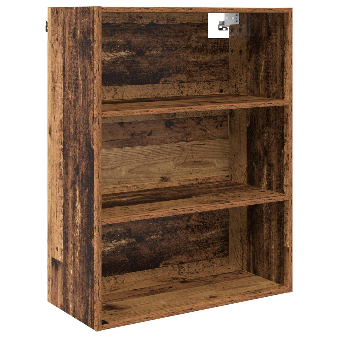 Highboard med skuffe 2 pcs Gammelt træ Konstrueret træ