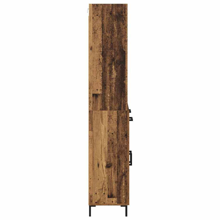Highboard Gammelt træ 69,5 x 34 x 180 cm Konstrueret træ