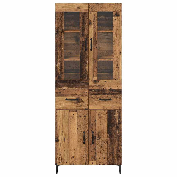 Highboard Gammelt træ 69,5 x 34 x 180 cm Konstrueret træ