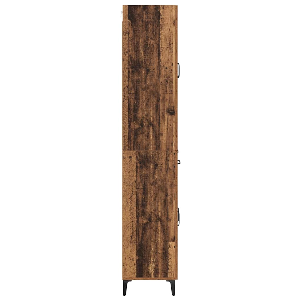 Highboard Gammelt træ 69,5 x 34 x 180 cm Konstrueret træ
