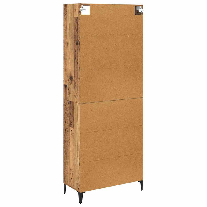 Highboard Gammelt træ 69,5 x 34 x 180 cm Konstrueret træ