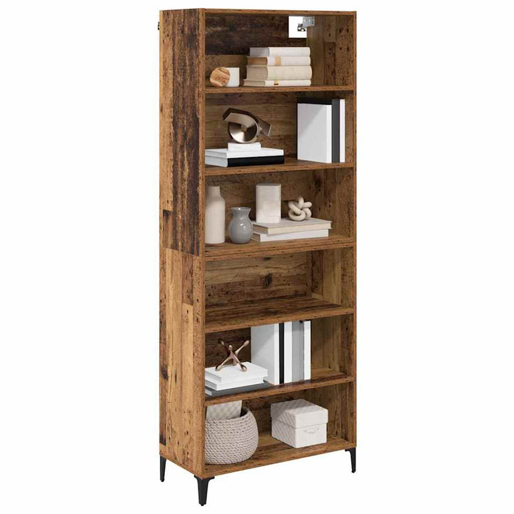 Highboard Gammelt træ 69,5 x 34 x 180 cm Konstrueret træ