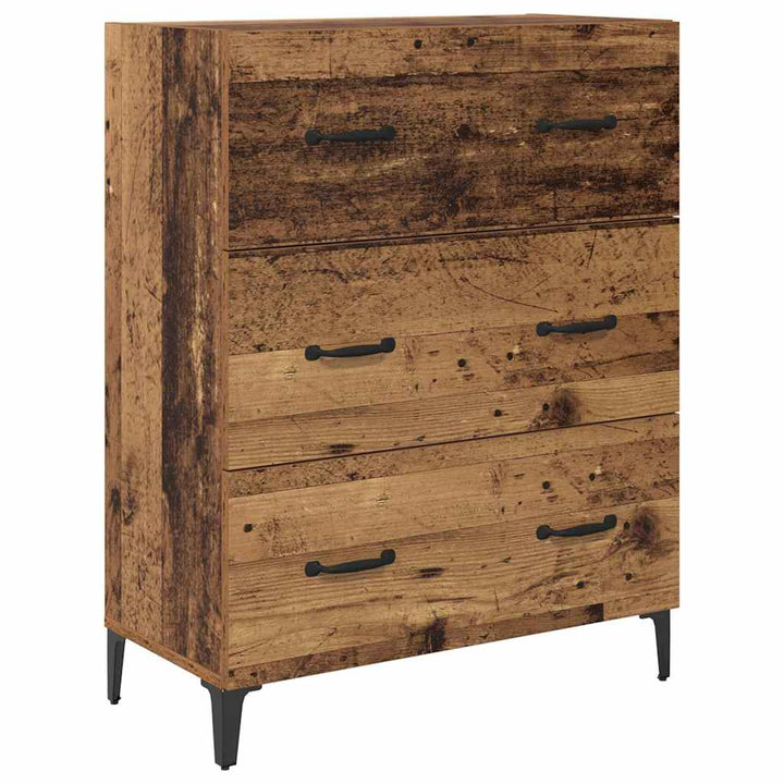 Highboard Gammelt træ 69,5 x 34 x 180 cm Konstrueret træ