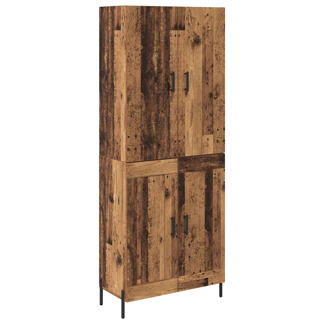 Highboard Gammelt træ 69,5 x 34 x 180 cm Konstrueret træ