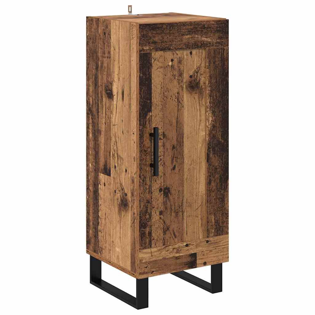 Highboard Gammelt træ 34,5 x 34 x 180 cm Konstrueret træ
