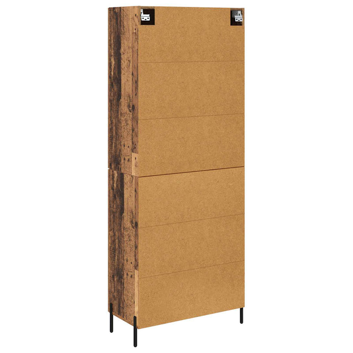 Highboard Gammelt træ 69,5 x 34 x 180 cm Konstrueret træ