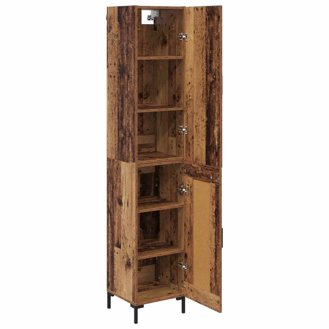 Highboard Gammelt træ 69,5 x 34 x 180 cm Konstrueret træ