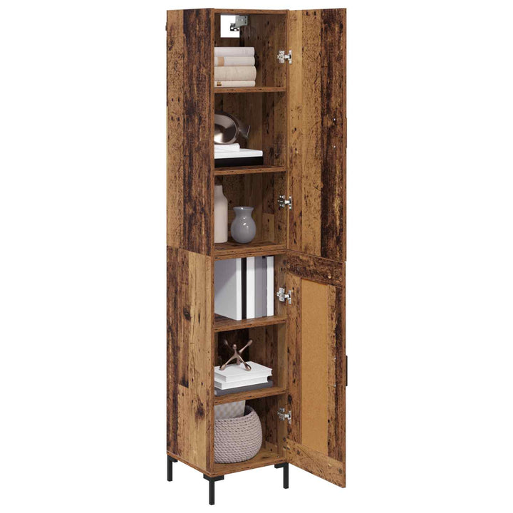 Highboard Gammelt træ 69,5 x 34 x 180 cm Konstrueret træ